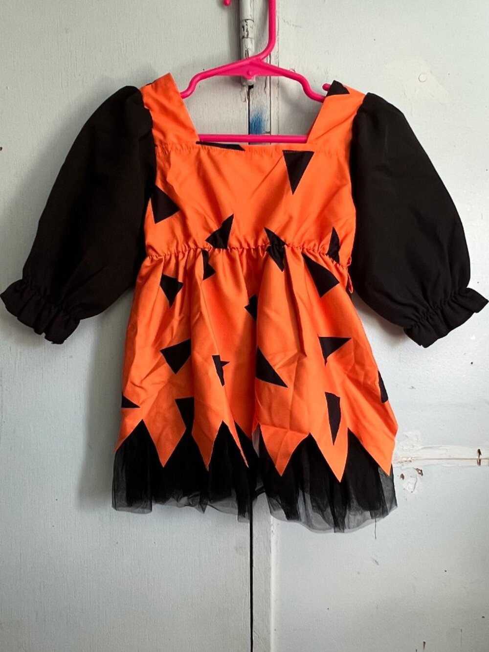 New Baby Girls Halloween Pebbles Flintstone Costume Dress 6-9M
